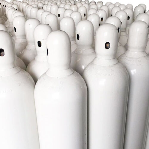 Cilindros de oxígeno de acero